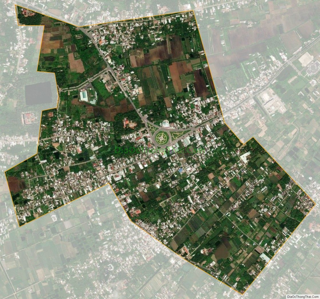 Bản đồ vệ tinh Phường 8, thành phố Trà Vinh