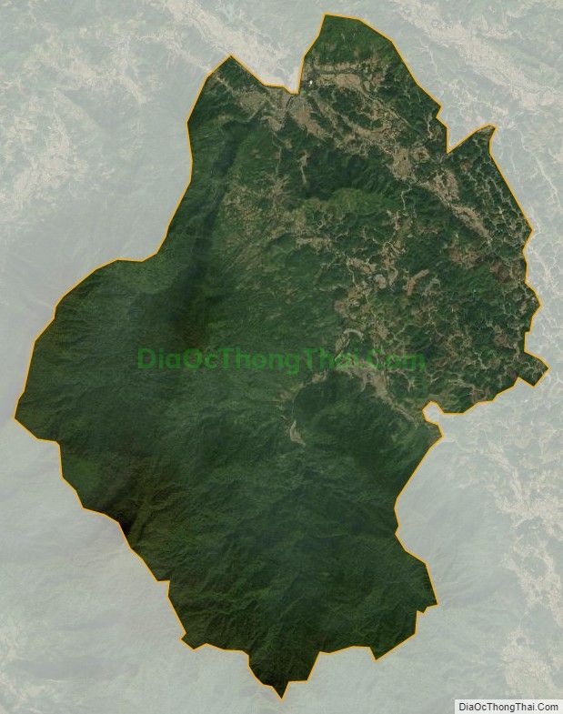 Bản đồ vệ tinh xã Hà Lang, huyện Chiêm Hóa