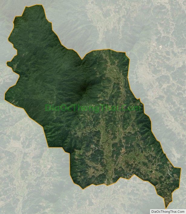 Bản đồ vệ tinh xã Hòa Phú, huyện Chiêm Hóa