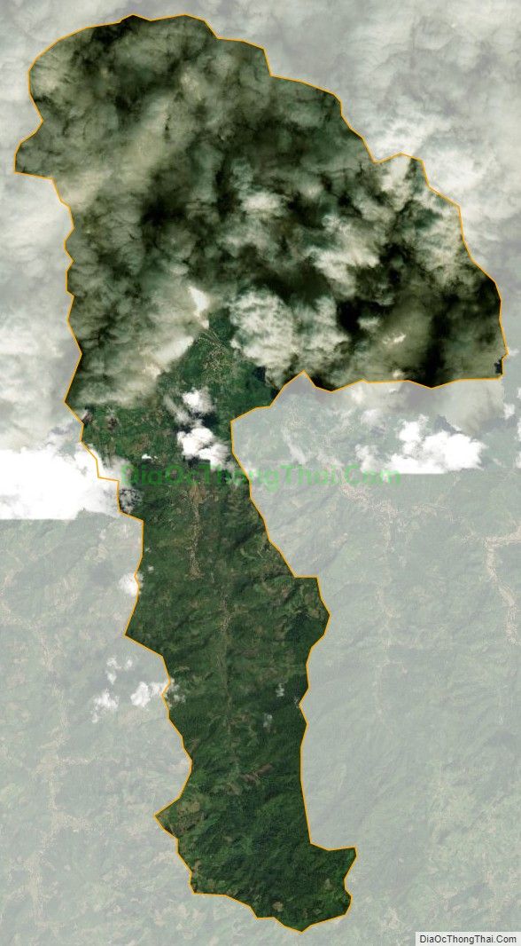 Bản đồ vệ tinh xã Tri Phú, huyện Chiêm Hóa