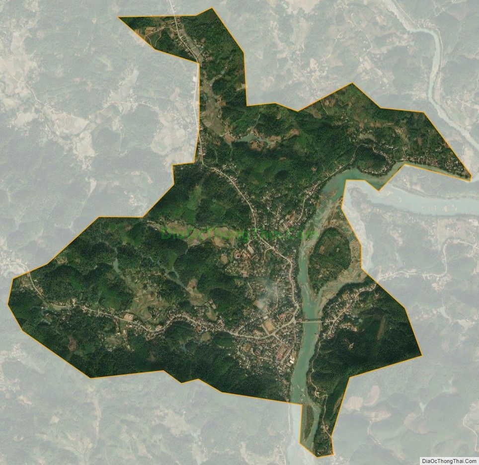 Bản đồ vệ tinh Thị trấn Vĩnh Lộc, huyện Chiêm Hóa