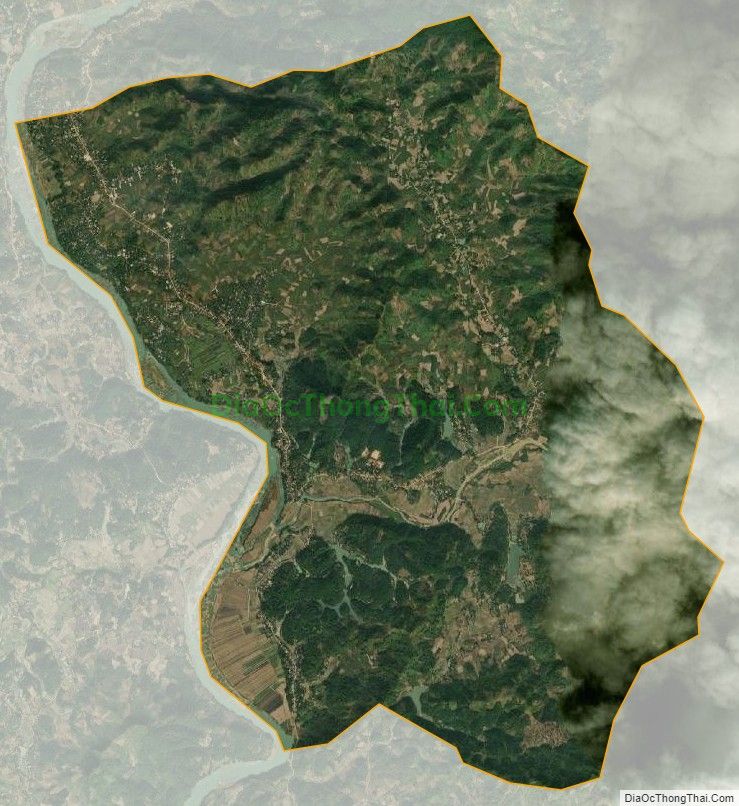 Bản đồ vệ tinh xã Vinh Quang, huyện Chiêm Hóa