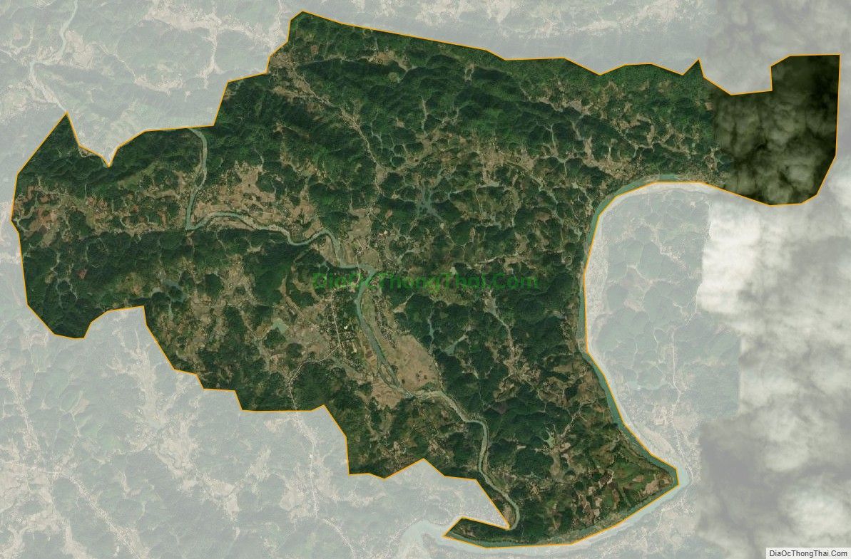 Bản đồ vệ tinh xã Xuân Quang, huyện Chiêm Hóa