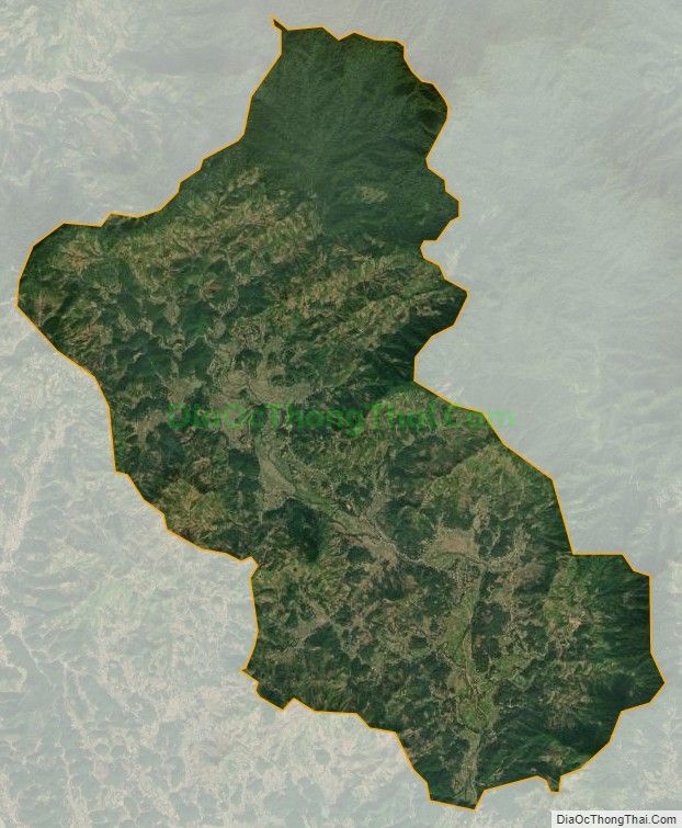 Bản đồ vệ tinh xã Minh Hương, huyện Hàm Yên