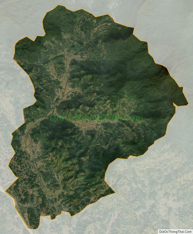 Bản đồ vệ tinh xã Phù Lưu, huyện Hàm Yên