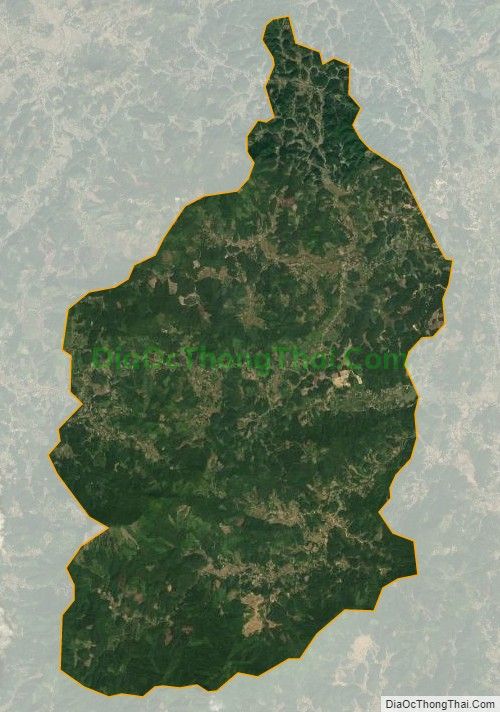 Bản đồ vệ tinh xã Thành Long, huyện Hàm Yên