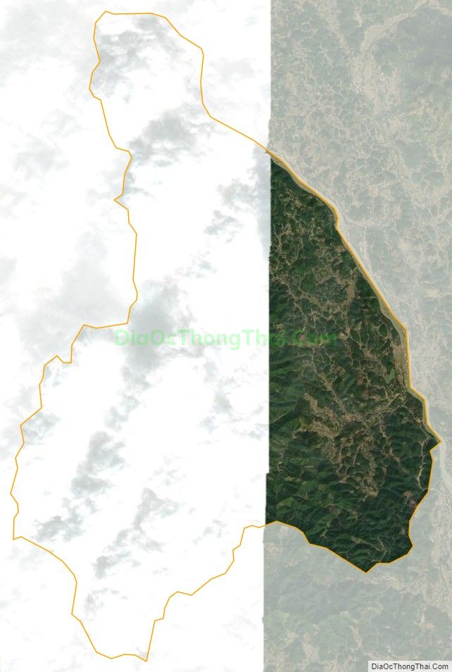 Bản đồ vệ tinh xã Yên Phú, huyện Hàm Yên
