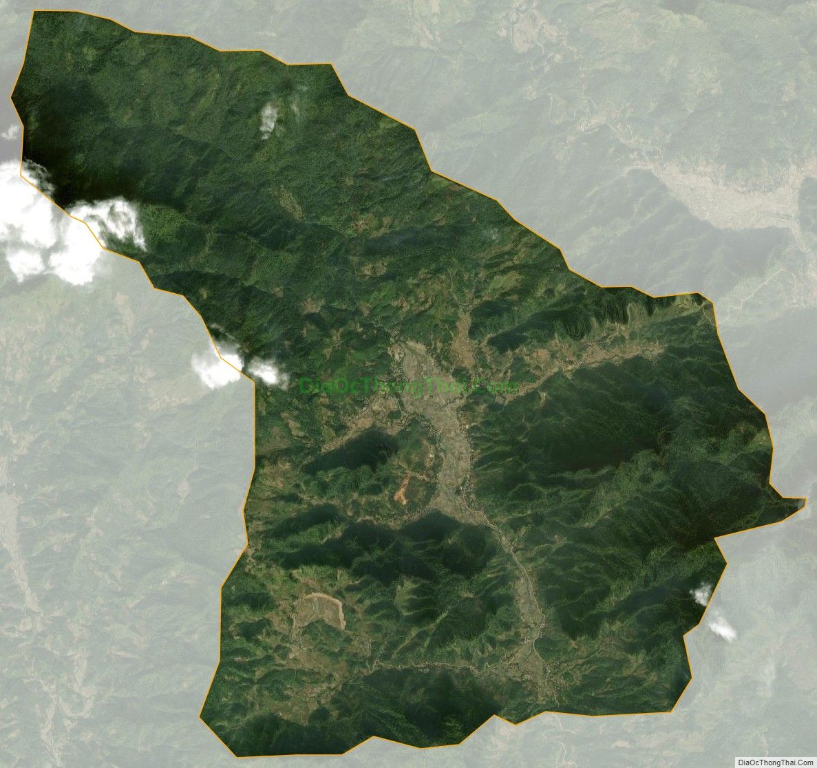 Bản đồ vệ tinh xã Bình An, huyện Lâm Bình