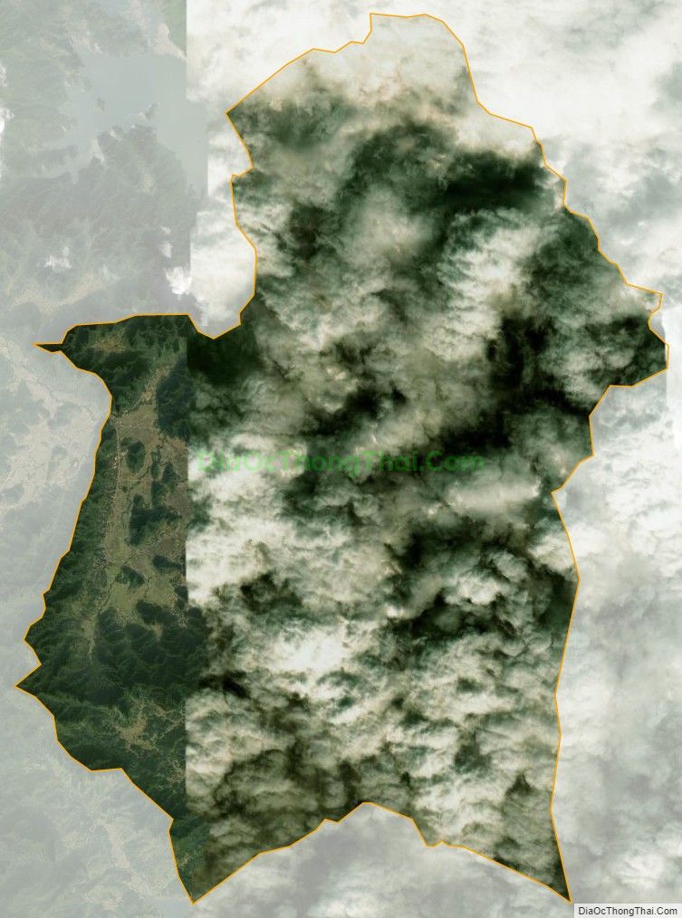 Bản đồ vệ tinh xã Thượng Lâm, huyện Lâm Bình