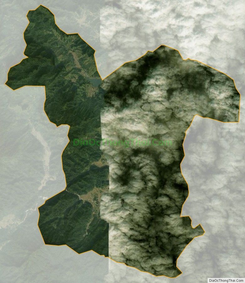 Bản đồ vệ tinh xã Năng Khả, huyện Na Hang