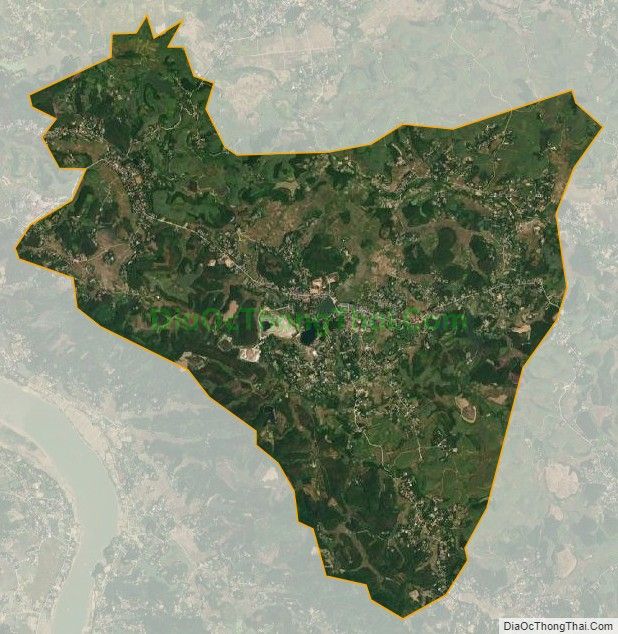 Bản đồ vệ tinh xã Hào Phú, huyện Sơn Dương