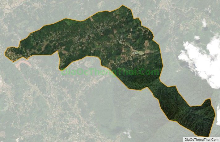 Bản đồ vệ tinh xã Kháng Nhật, huyện Sơn Dương