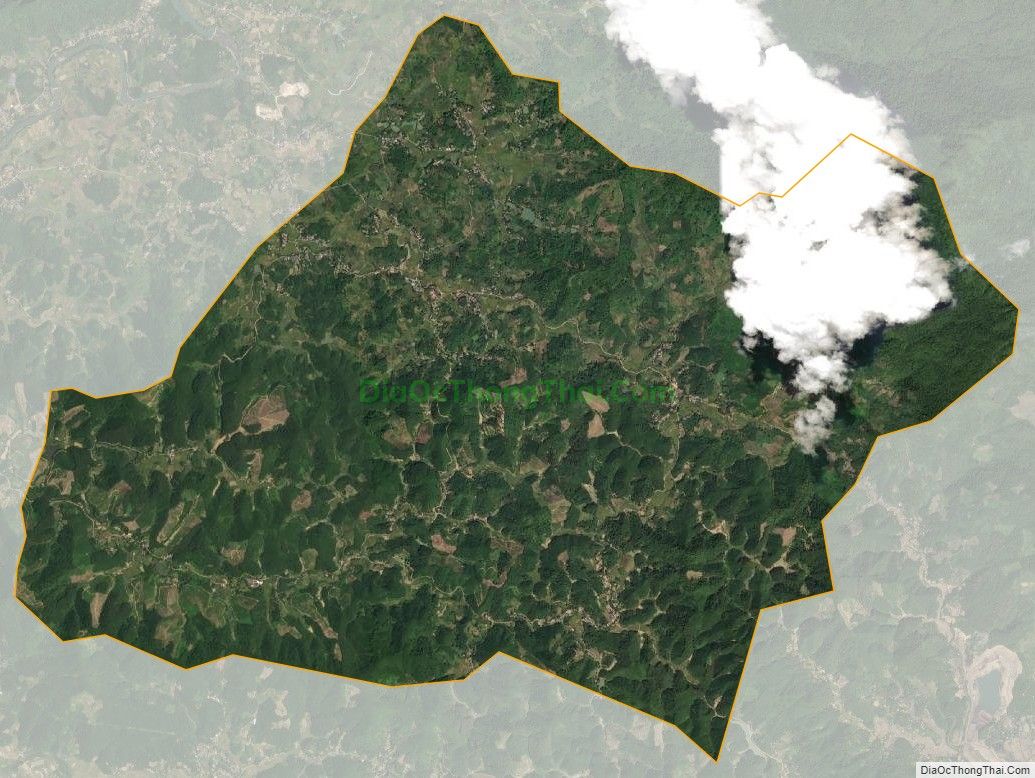 Bản đồ vệ tinh xã Lương Thiện, huyện Sơn Dương