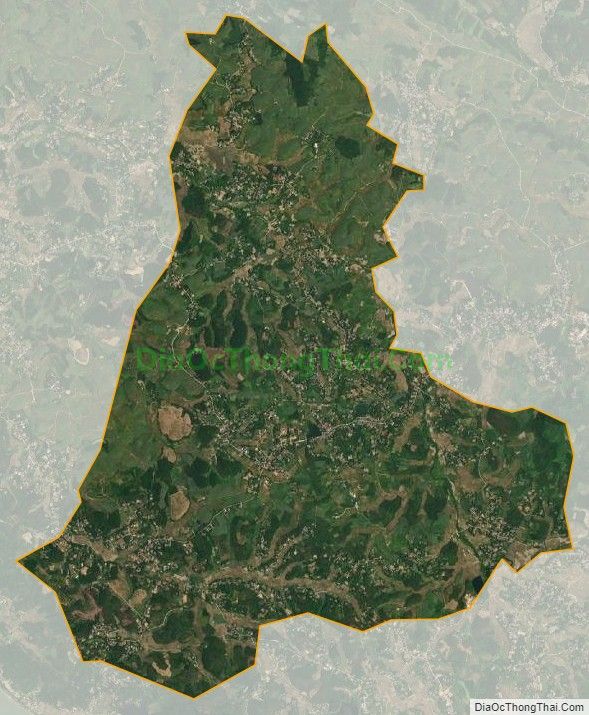 Bản đồ vệ tinh xã Tam Đa, huyện Sơn Dương