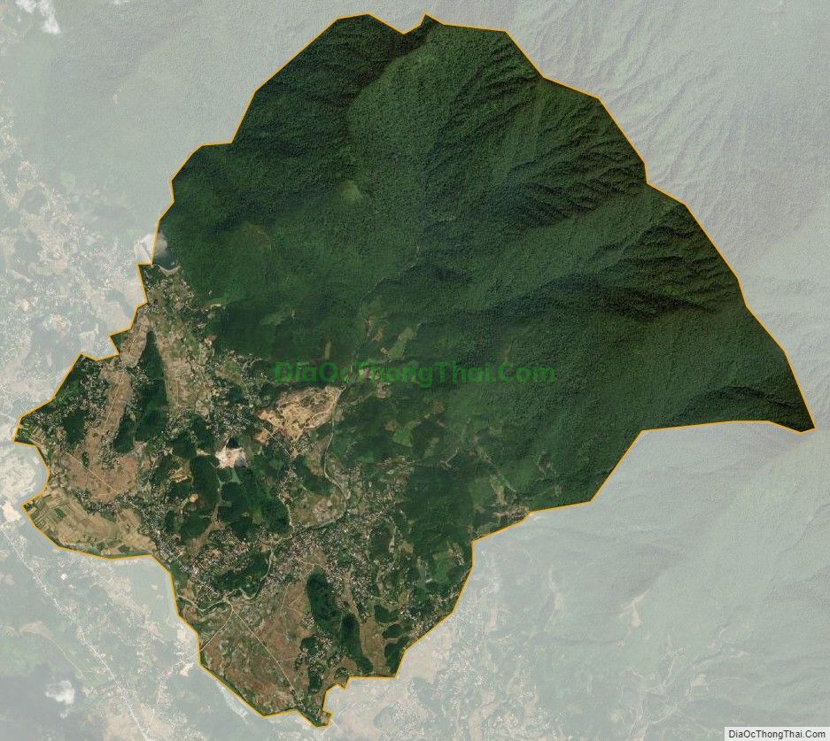 Bản đồ vệ tinh xã Thiện Kế, huyện Sơn Dương