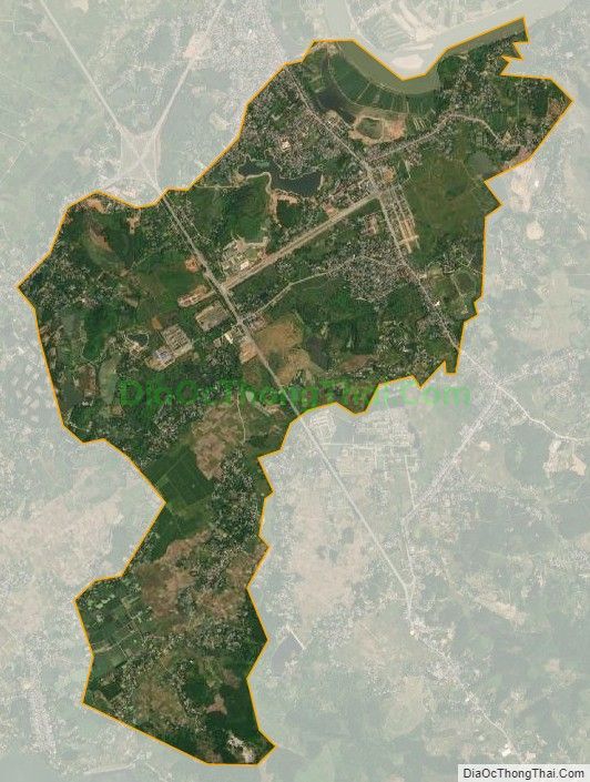 Bản đồ vệ tinh phường An Tường, thành phố Tuyên Quang