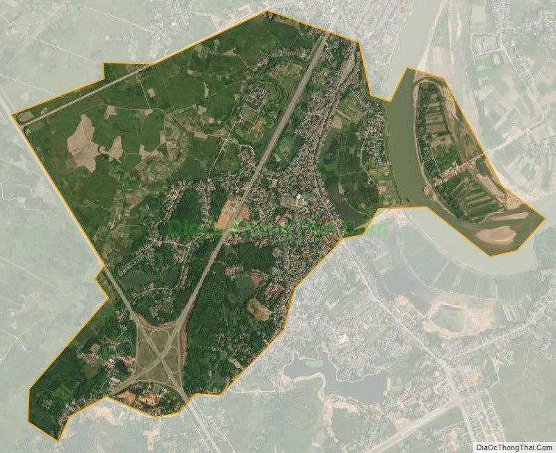 Bản đồ vệ tinh phường Hưng Thành, thành phố Tuyên Quang