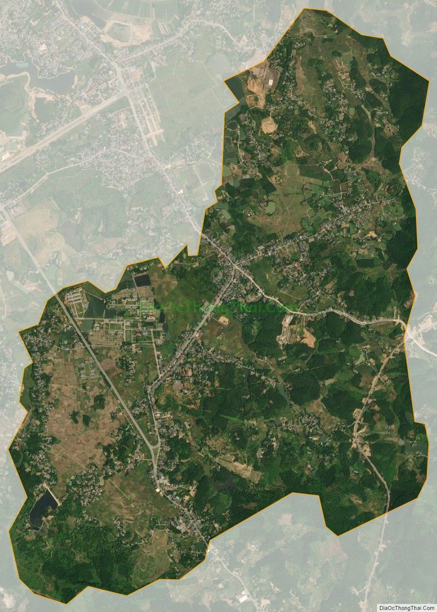 Bản đồ vệ tinh xã Lưỡng Vượng, thành phố Tuyên Quang