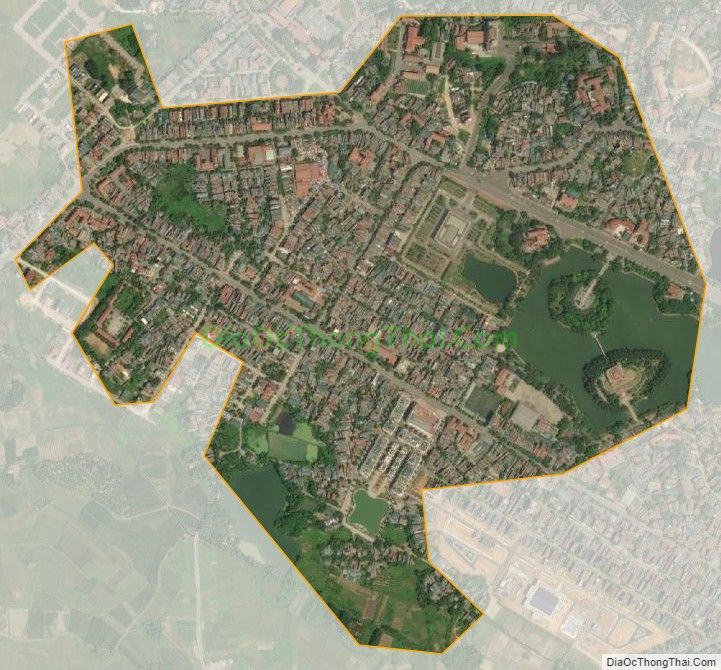 Bản đồ vệ tinh phường Phan Thiết, thành phố Tuyên Quang