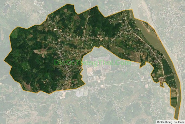 Bản đồ vệ tinh xã Thái Long, thành phố Tuyên Quang