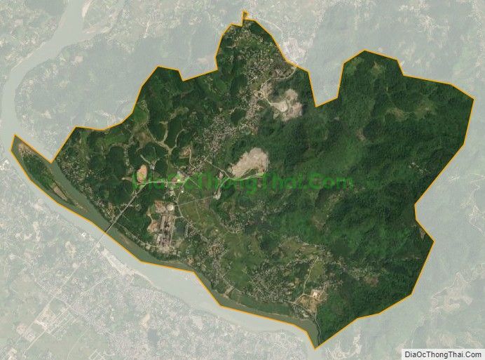 Bản đồ vệ tinh xã Tràng Đà, thành phố Tuyên Quang
