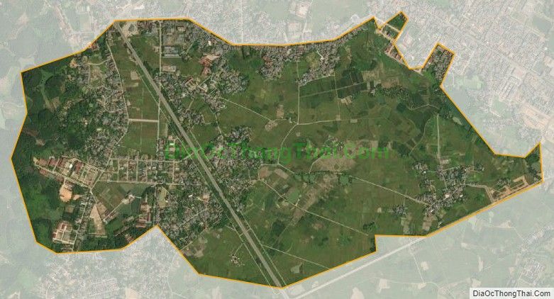 Bản đồ vệ tinh phường Ỷ La, thành phố Tuyên Quang