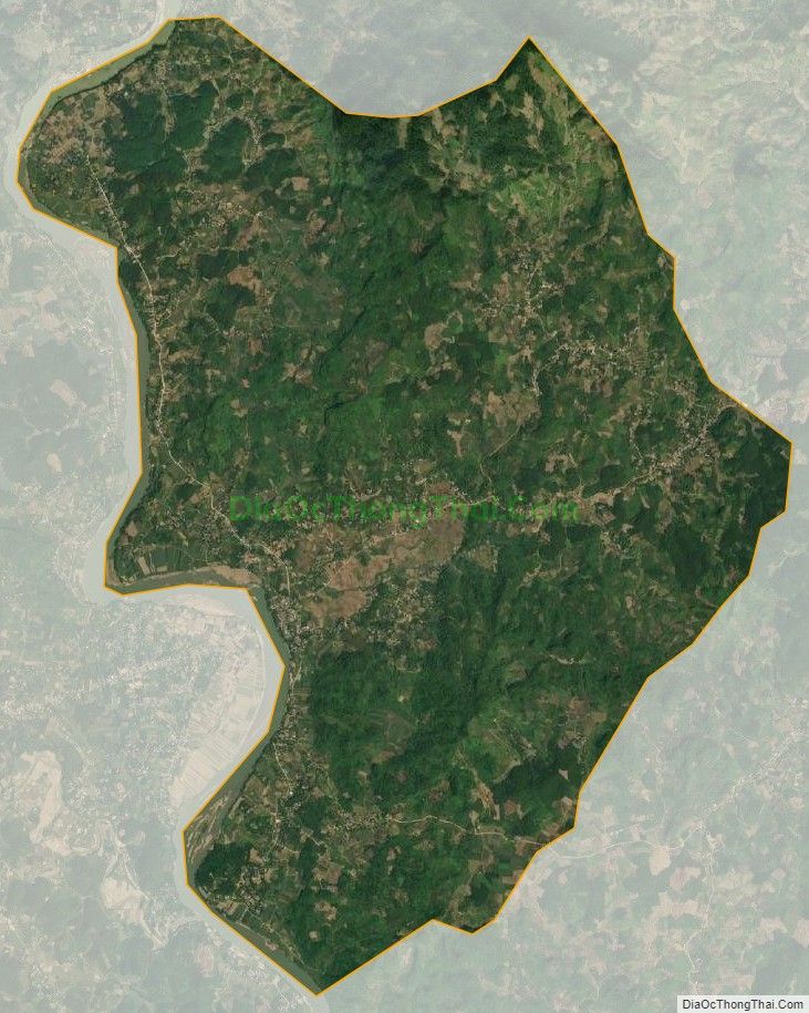 Bản đồ vệ tinh xã Chiêu Yên, huyện Yên Sơn