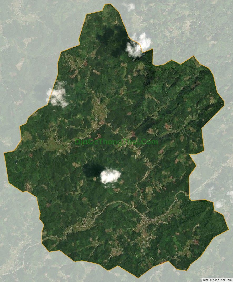 Bản đồ vệ tinh xã Đạo Viện, huyện Yên Sơn