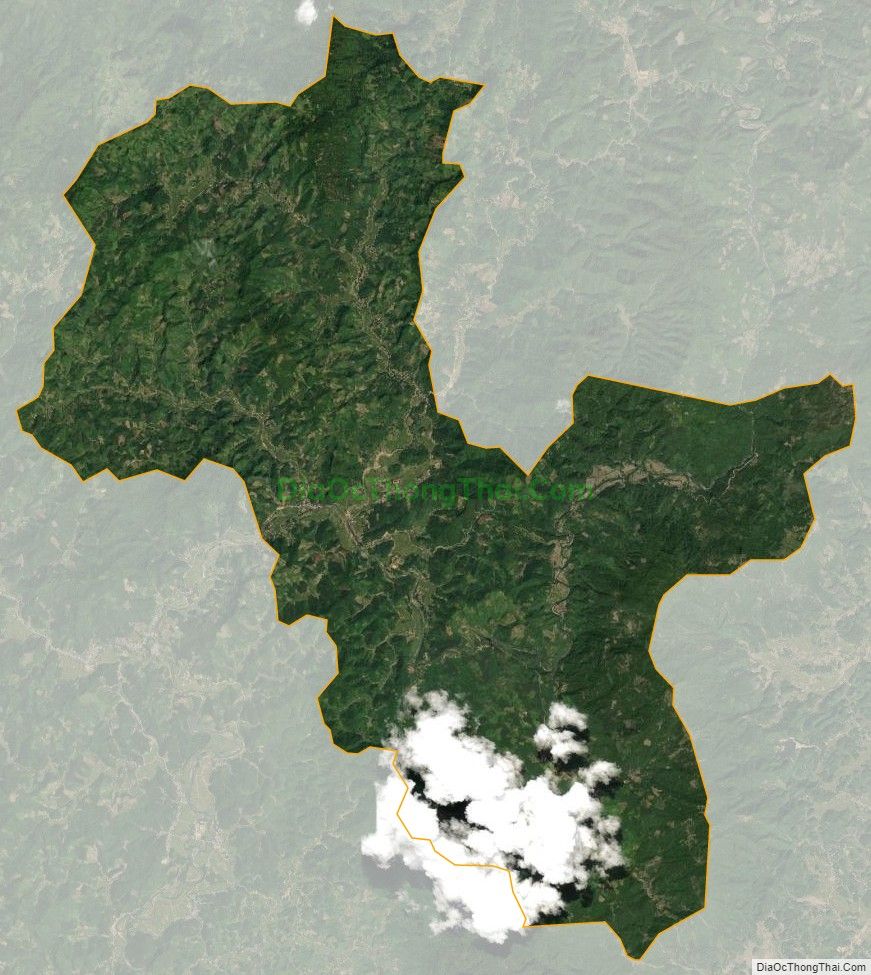 Bản đồ vệ tinh xã Hùng Lợi, huyện Yên Sơn