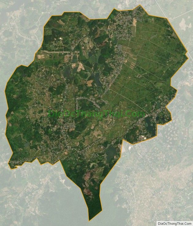 Bản đồ vệ tinh xã Kim Phú, thành phố Tuyên Quang