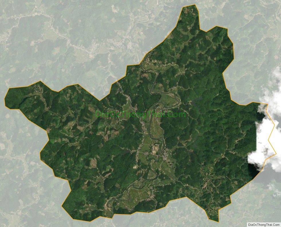 Bản đồ vệ tinh xã Kim Quan, huyện Yên Sơn