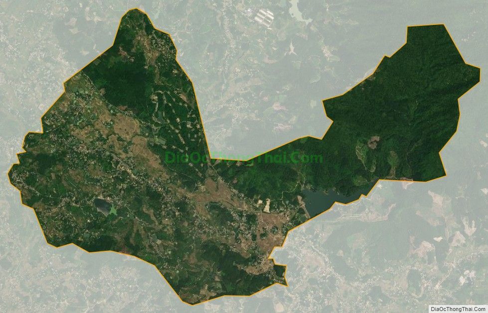 Bản đồ vệ tinh xã Nhữ Hán, huyện Yên Sơn