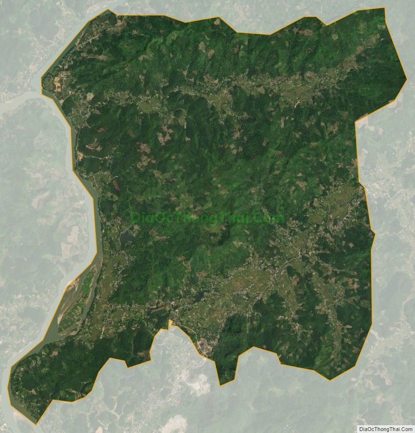 Bản đồ vệ tinh xã Tân Long, huyện Yên Sơn