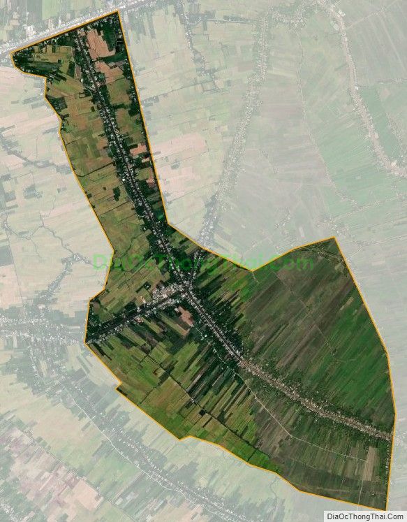 Bản đồ vệ tinh xã Đông Thạnh, thị xã Bình Minh