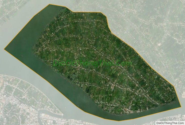 Bản đồ vệ tinh xã An Bình, huyện Long Hồ
