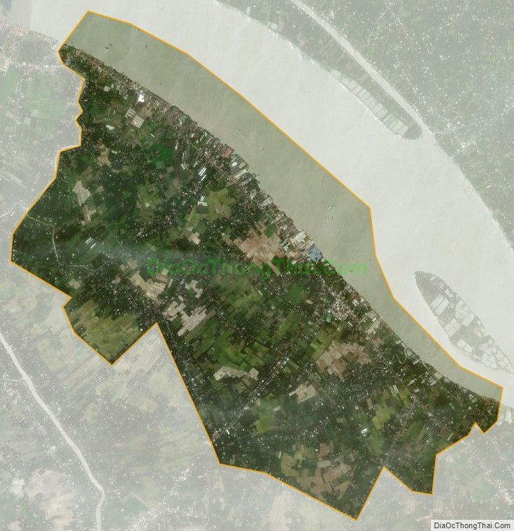 Bản đồ vệ tinh xã An Phước, huyện Mang Thít