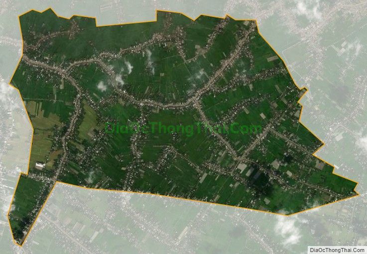 Bản đồ vệ tinh xã Bình Phước, huyện Mang Thít