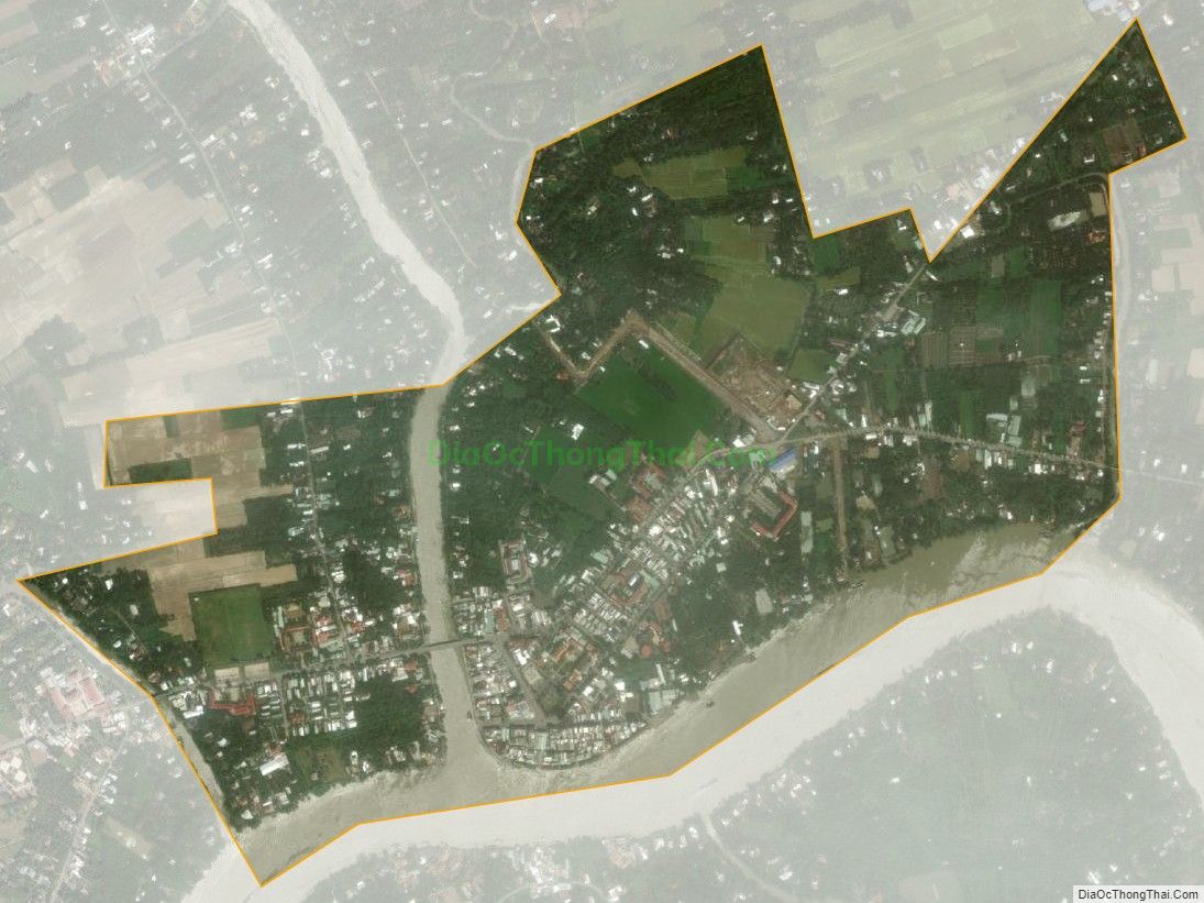 Bản đồ vệ tinh Thị trấn Cái Nhum, huyện Mang Thít