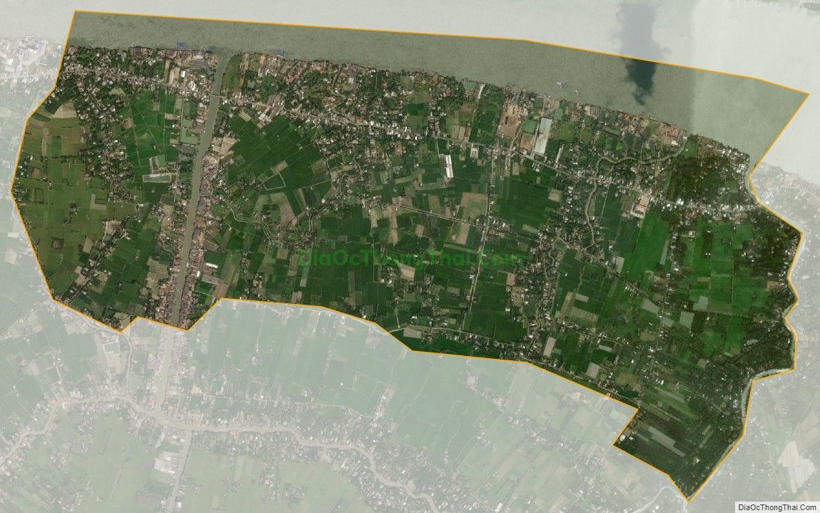 Bản đồ vệ tinh xã Mỹ Phước, huyện Mang Thít