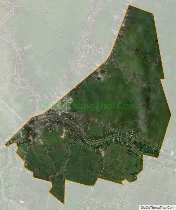 Bản đồ vệ tinh xã Song Phú, huyện Tam Bình