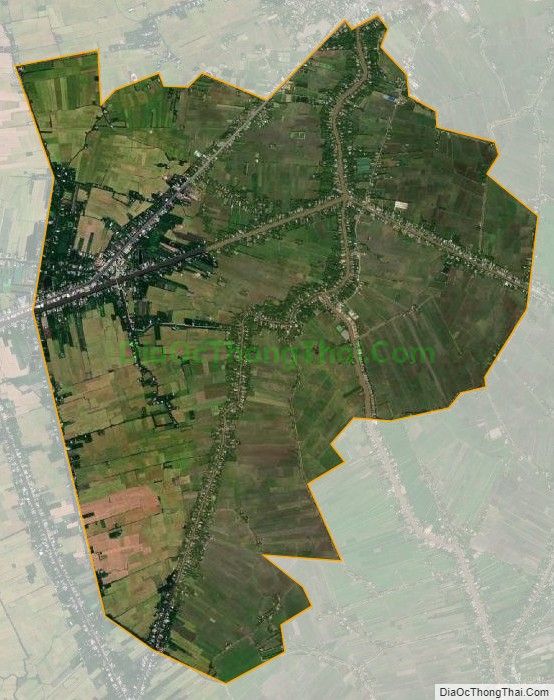 Bản đồ vệ tinh xã Tân Phú, huyện Tam Bình