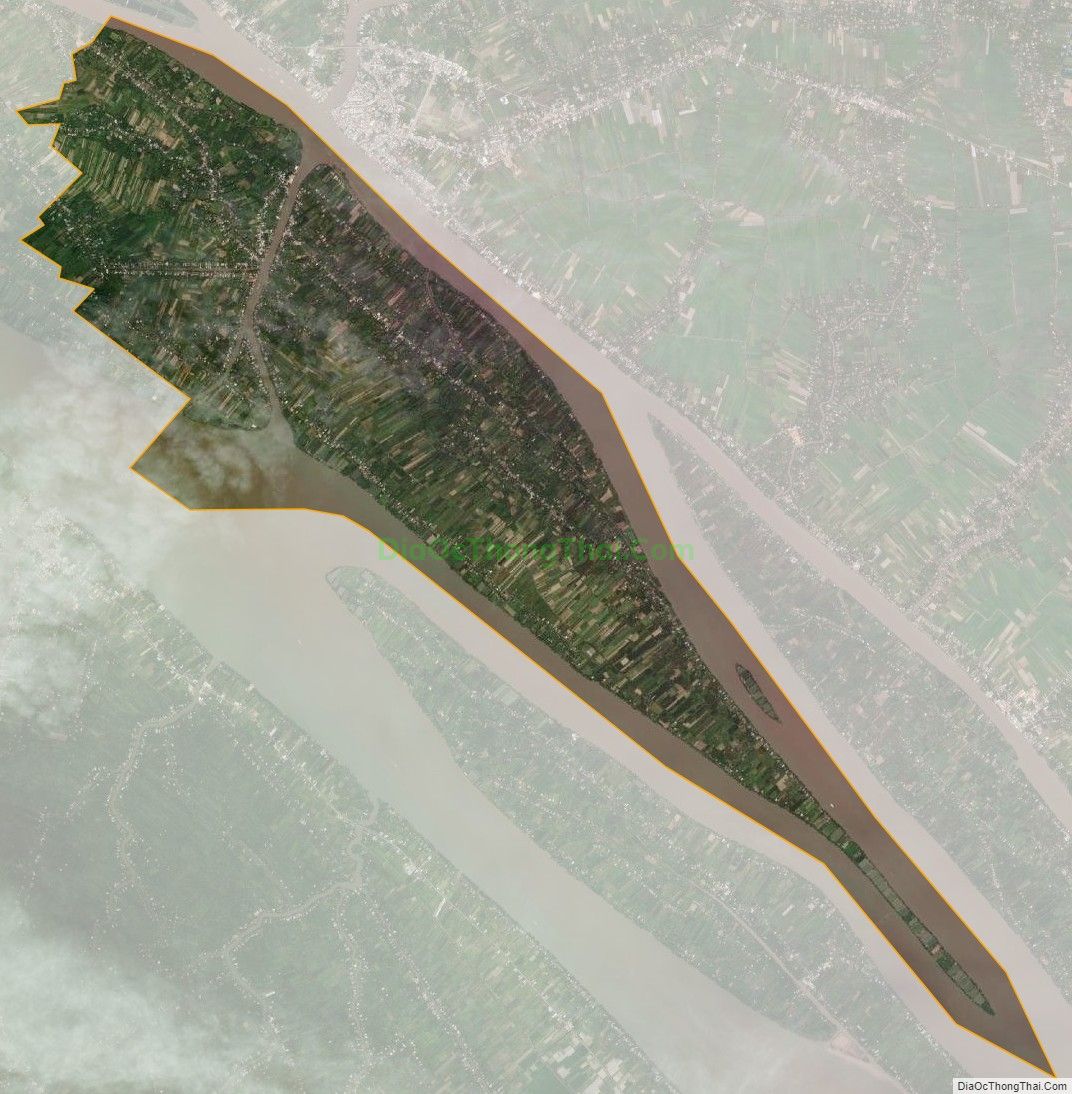 Bản đồ vệ tinh xã Lục Sĩ Thành, huyện Trà Ôn