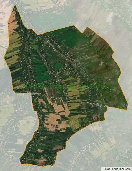 Bản đồ vệ tinh xã Thuận Thới, huyện Trà Ôn