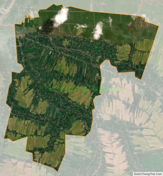 Bản đồ vệ tinh xã Trà Côn, huyện Trà Ôn