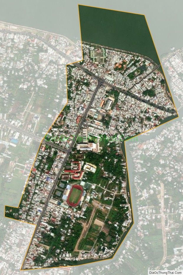 Bản đồ vệ tinh Phường 2, thành phố Vĩnh Long