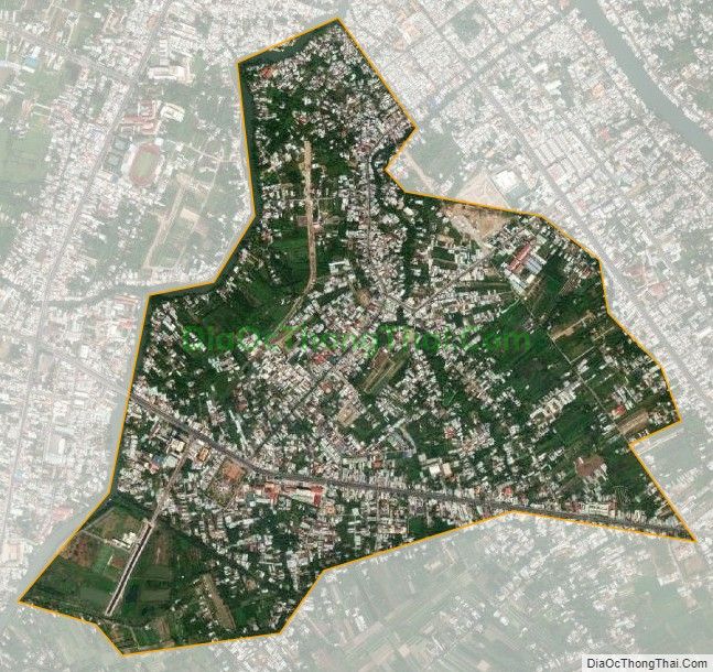 Bản đồ vệ tinh Phường 3, thành phố Vĩnh Long