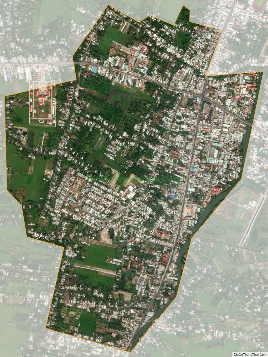 Bản đồ vệ tinh Phường 8, thành phố Vĩnh Long