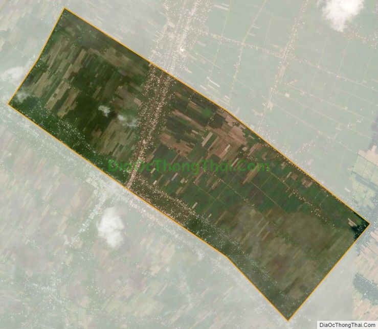 Bản đồ vệ tinh xã Hiếu Nghĩa, huyện Vũng Liêm