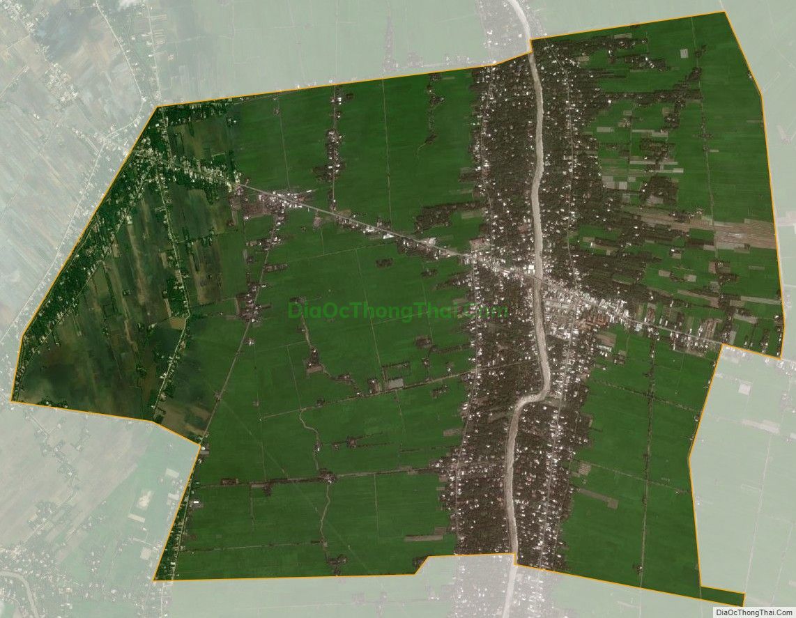 Bản đồ vệ tinh xã Hiếu Phụng, huyện Vũng Liêm