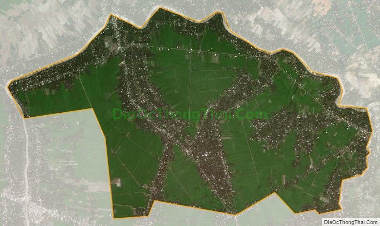 Bản đồ vệ tinh xã Trung Hiệp, huyện Vũng Liêm